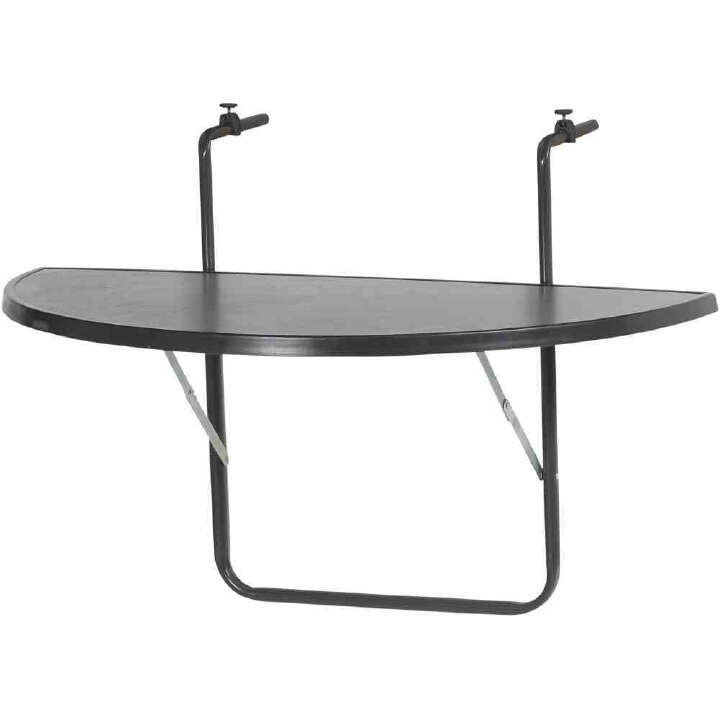 ALCO Balkonhängetisch 100x50 cm anthrazit